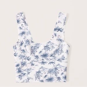 NWT Linen Corset Top